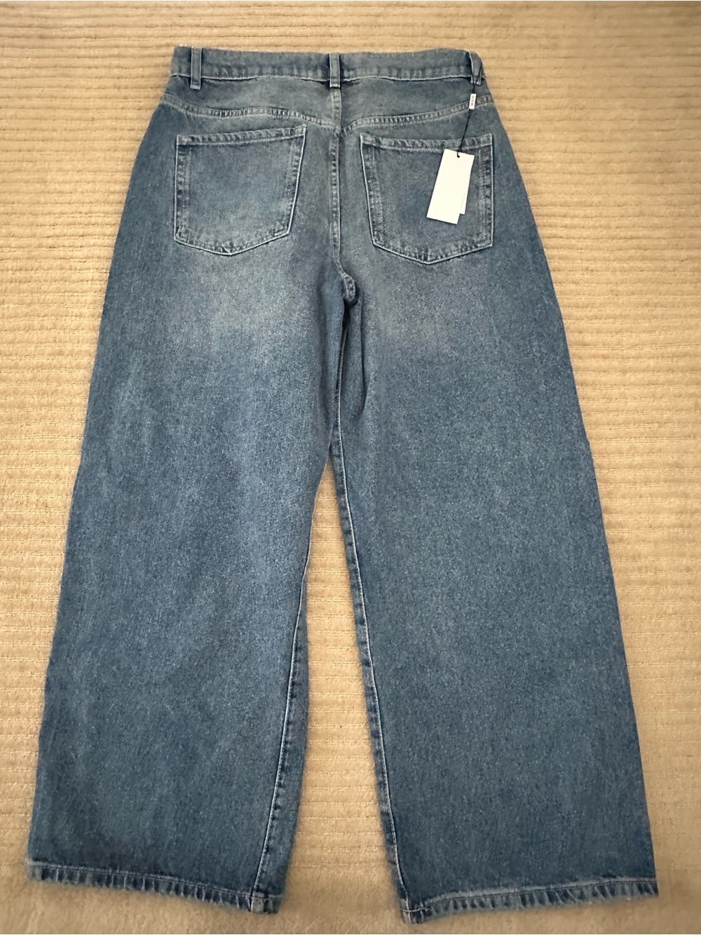 Jason Wu ankle barrel jeans size 27 in salt lake blue New - Picture 9 of 10